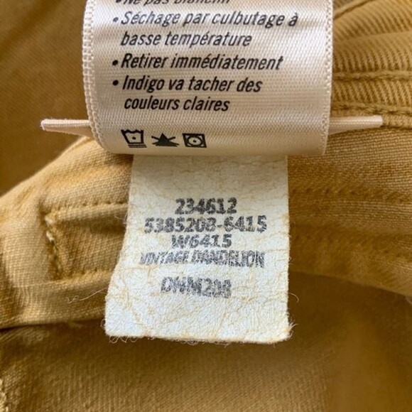 PAIGE Mustard Colette High Rise Jeans Slim Crop Flare Going-out Contemporary 25 - Picture 9 of 9